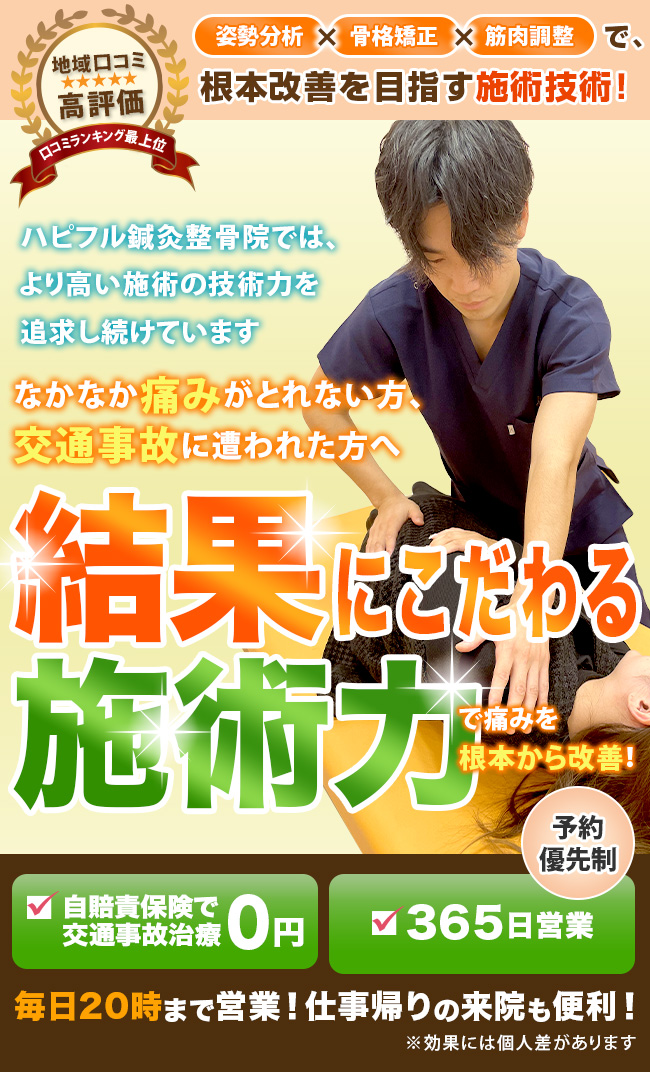 医師推薦のハピフル鍼灸整骨院